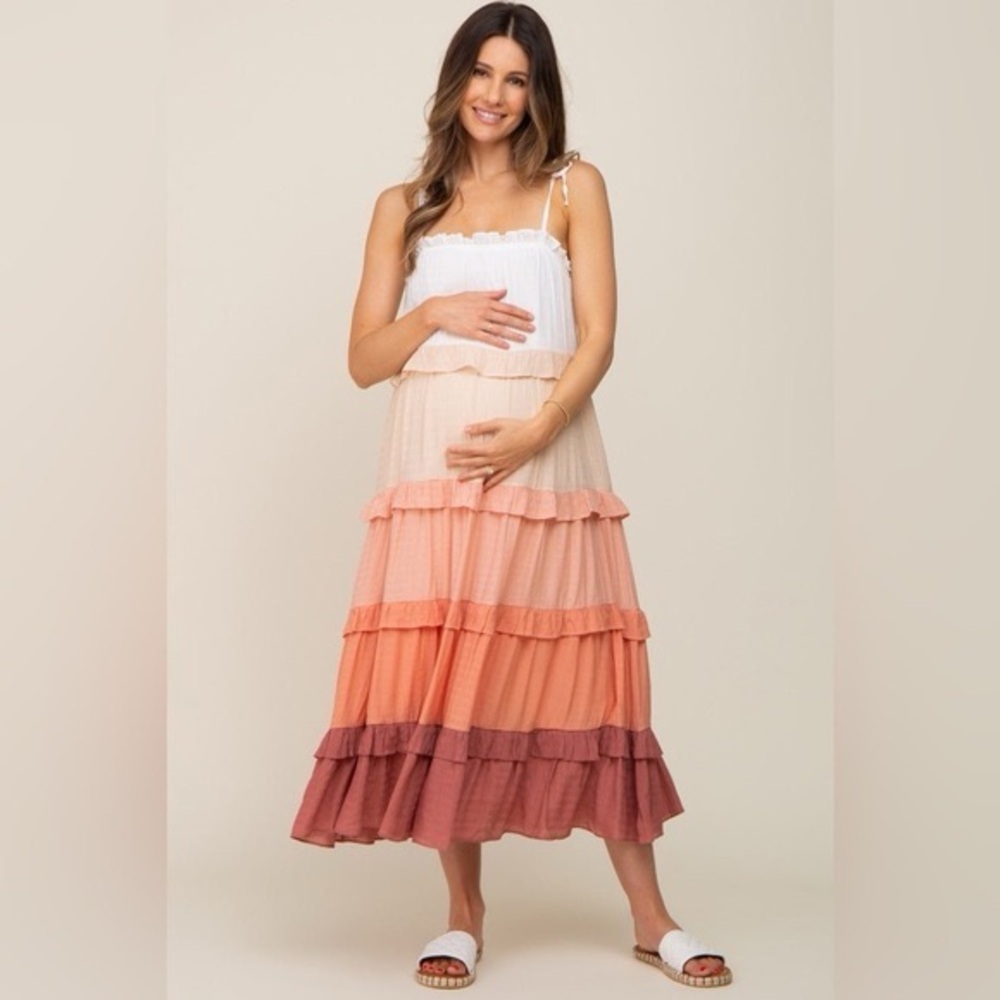 She + Sky Maternity Dress